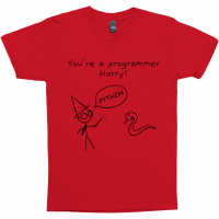 Programmer Harry T-Shirt Red