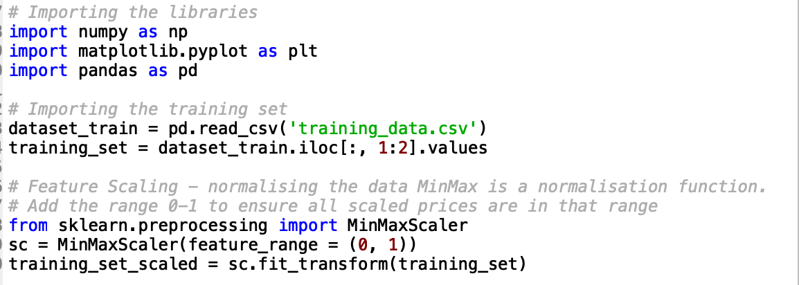 Data preprocessing and importing python libraries