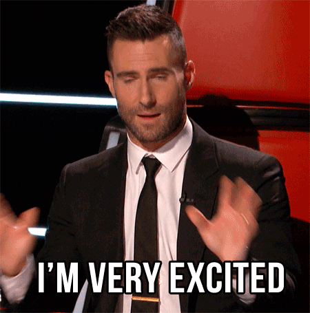 Excited Adam Levine GIF by NBC'S The Voice - Find & Share on GIPHY
