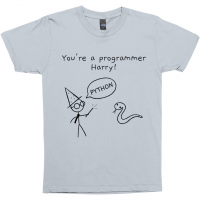 Programmer Harry T-Shirt Silver