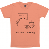 Machine Learning T-Shirt Coral