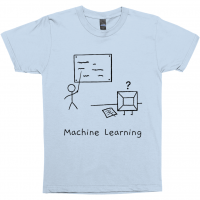 Machine Learning T-Shirt Baby Blue