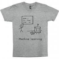 Machine Learning T-Shirt Light Grey