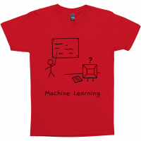 Machine Learning T-Shirt Red