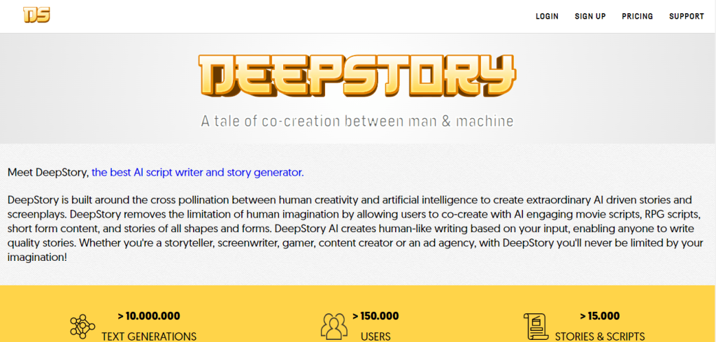 DeepStory Official Page 