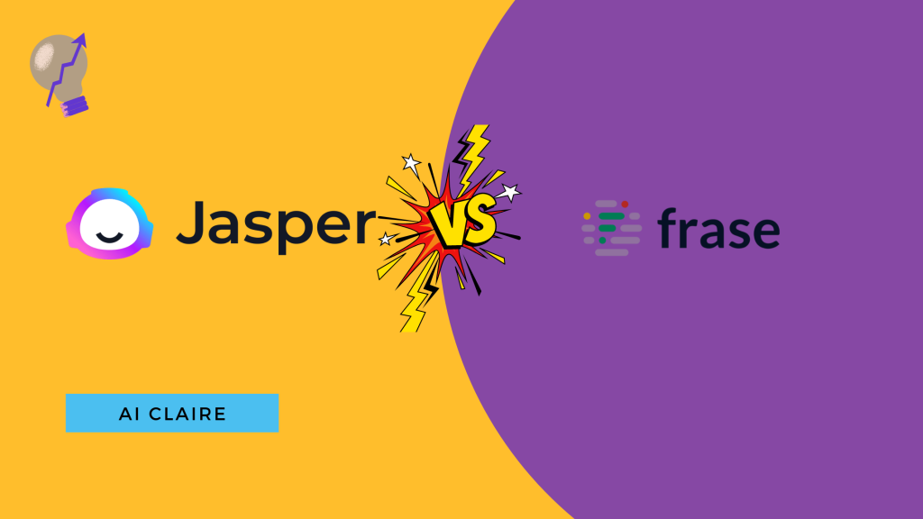 Jasper AI vs Frase - AI Claire