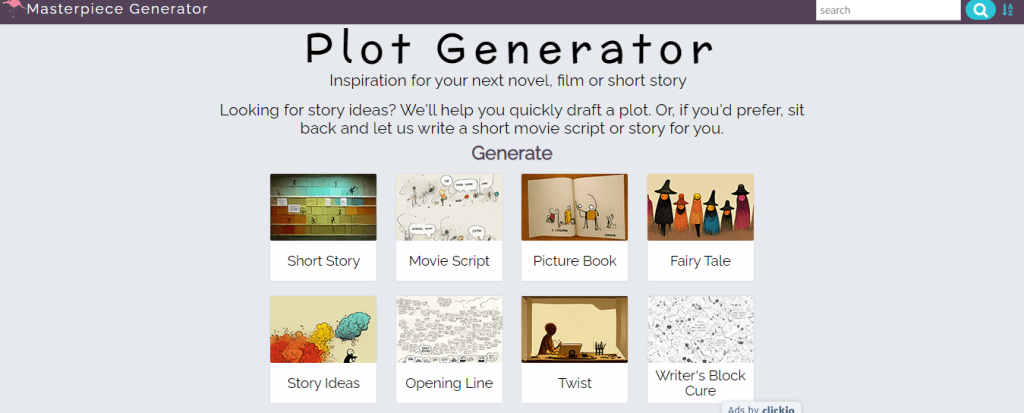 Plot Generator Official Page 