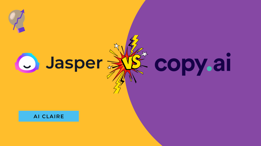 Jasper AI vs Copy AI - AI Claire