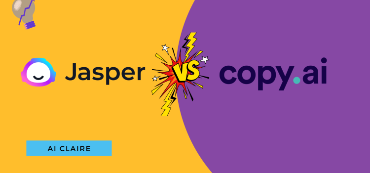 Jasper AI vs Copy AI - AI Claire